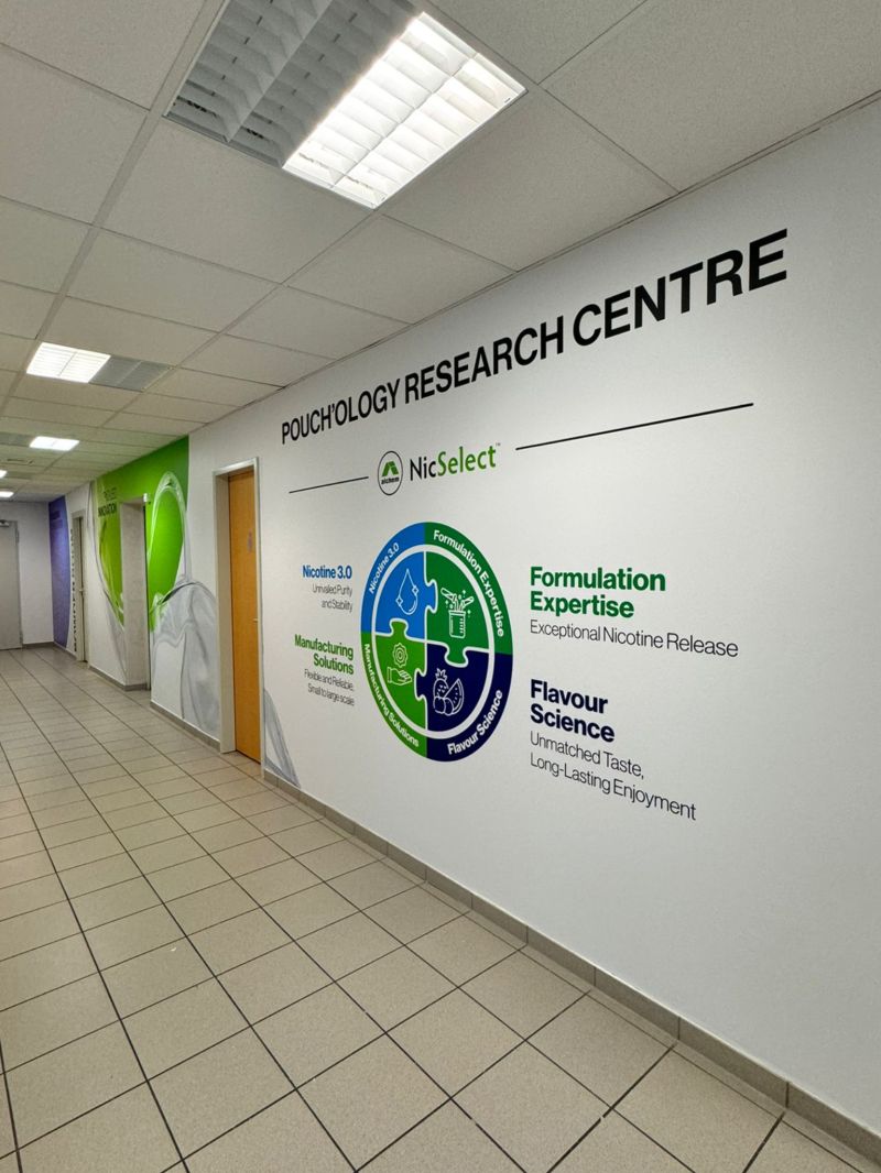 NicSelect research centre wall